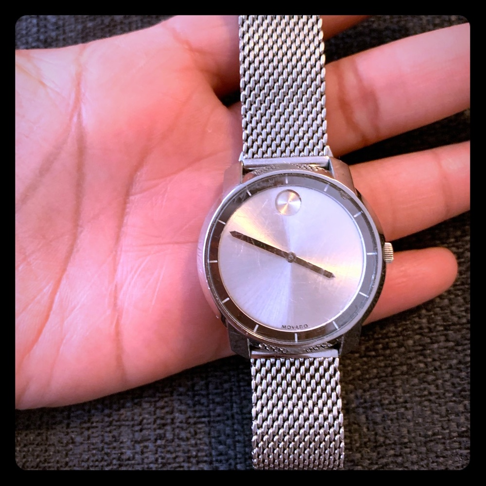 MOVADO BOLD STAINLESS STEEL WOMENS WATCH